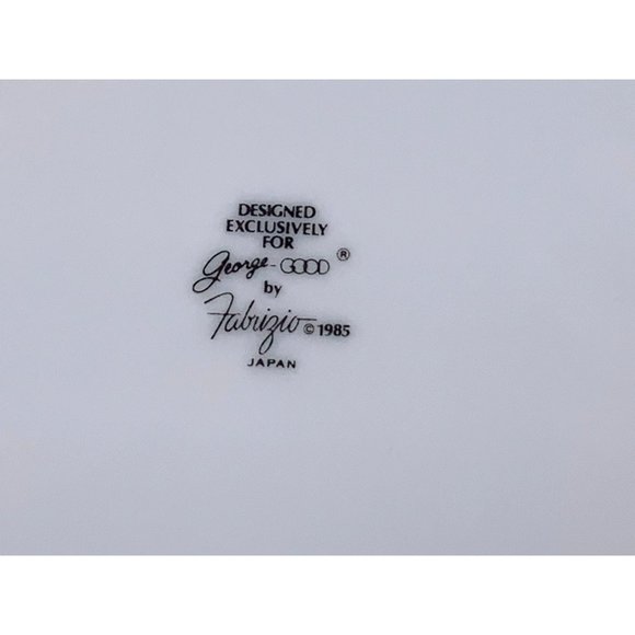 1985 George Good by Fabrizio Plate - Goose w/ Floral Design - 8.25" - Japan - Picture 7 of 7